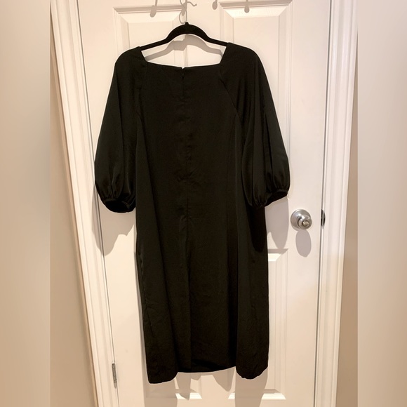 NWT Banana Republic Factory Square Neck Shift Dress in Black, XXL Tall - Picture 8 of 8